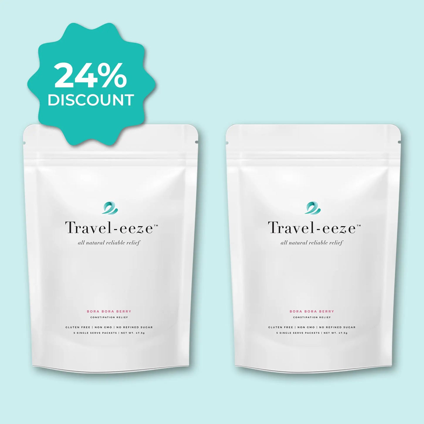 Ease Constipation Naturally 2x with Travel-eeze