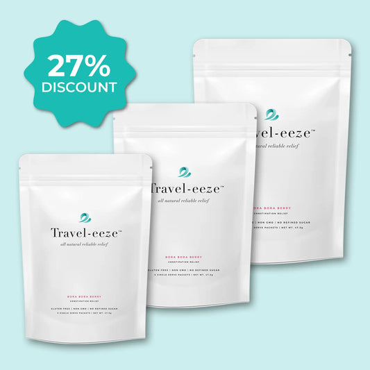 Ease Constipation Naturally 3x with Travel-eeze