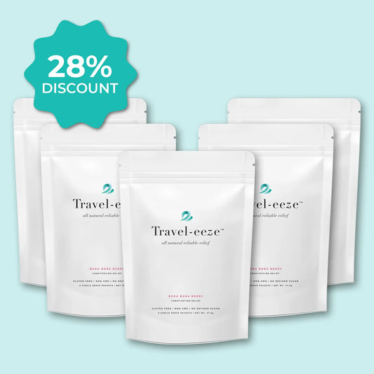 Ease Constipation Naturally 5x with Travel-eeze