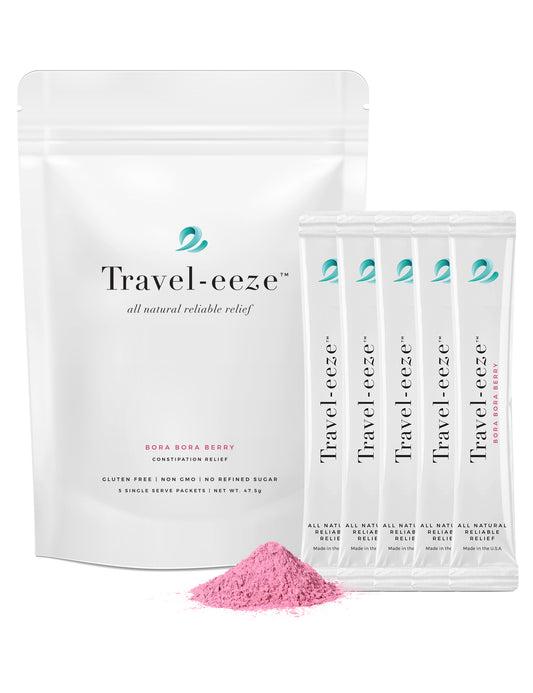 Ease Constipation Naturally with Travel-eeze (5 Stick Packets)