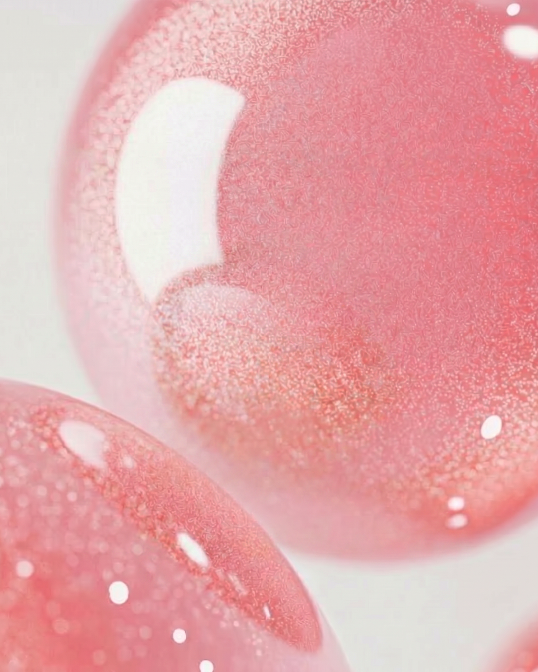 Soft pink gut health visual